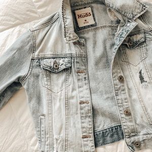 Distressed Jean Jacket